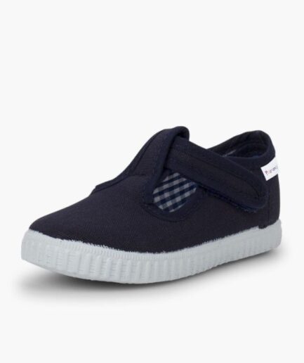 Pepitos niños cinta adhesiva tipo zapatilla marino