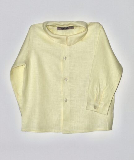 Camisa biondi lino vainilla