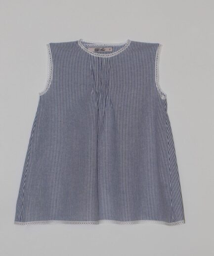 Vestido Chloe navy rayado