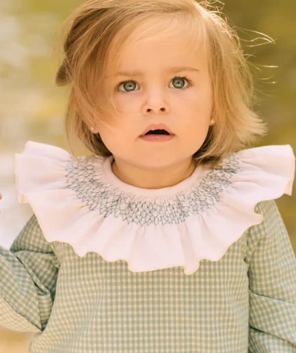 Pelele marsella vichy verde