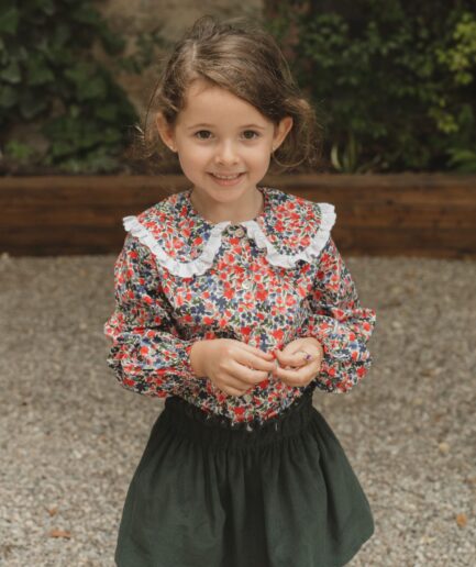 Falda micropana verde
