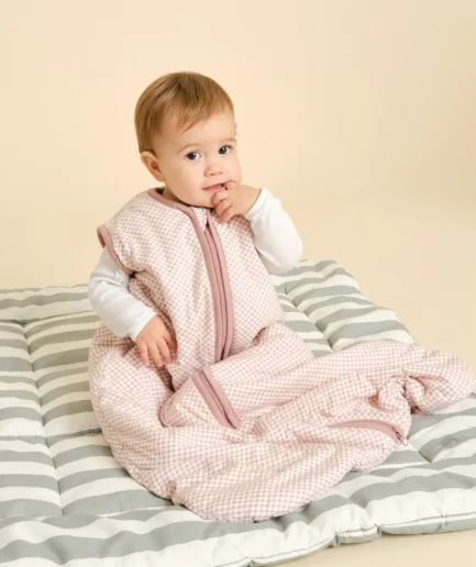 Saco de dormir bebé Vichy pink TOG-1