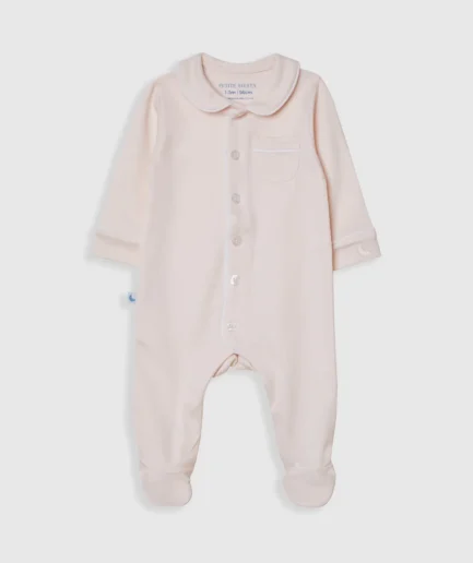 Pijama Bebé Camisero Rosa largo