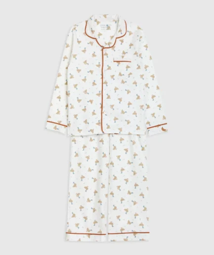 Pijama Kids Camisero Patos largo