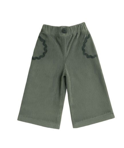 Pantalón pana verde vivo verde