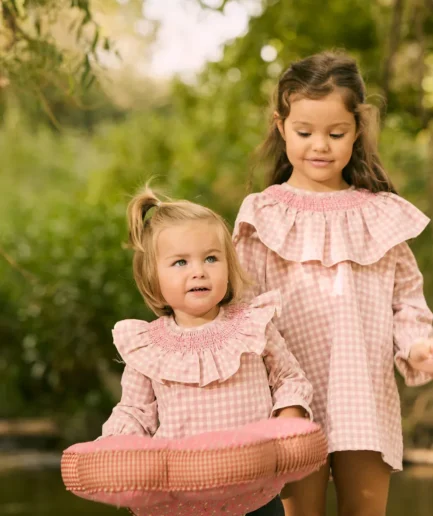 Pelele marsella vichy rosa