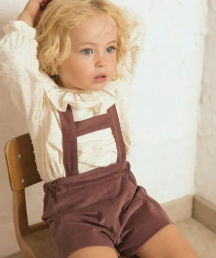 Pantalón micropana ciruela