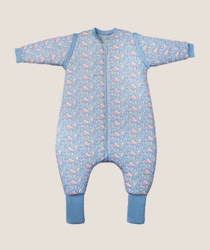 pijama manta con mangas y calcetines antideslizantes-tog 2.5 wild orchid