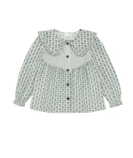 Blusa mix flores y rayas