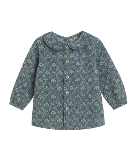 Blusa flores verdes