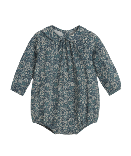 Pelele flores verdes