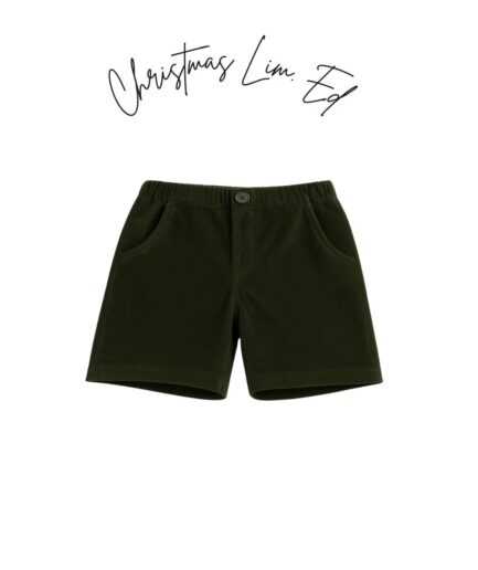 Pantalón corto verde navidad