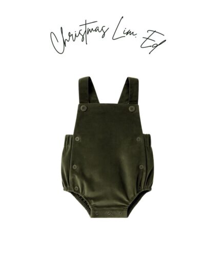 Peto verde navidad bebé