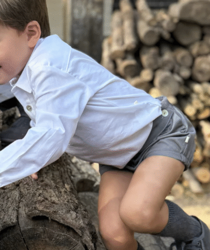 pantalon gris jardin secreto