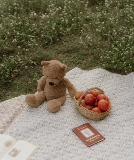 Manta flores rojas - wader blanket red