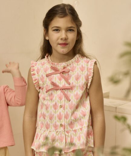 Blusa y pantalon flor