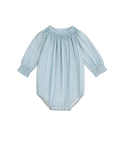 Pelele cuello microsmock daisy