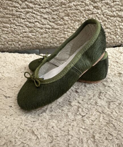 Bailarina verde pelo